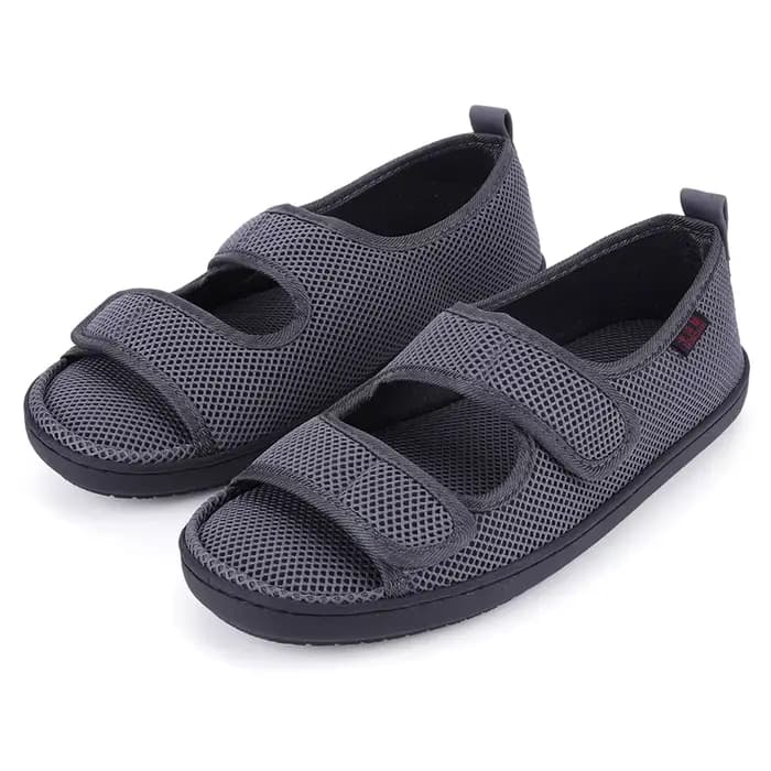 Sandales Diabétiques Respirantes pour Pieds Larges et Gonflés, Chaussures Antidérapantes Souples pou