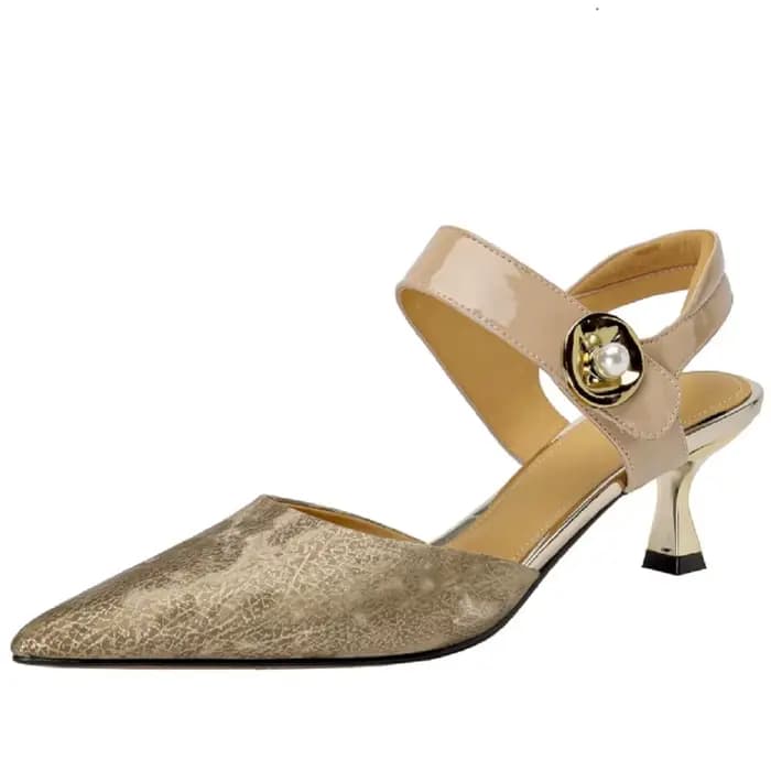 Escarpins à Talons Hauts Fins en Cuir pour Femme, Sandales de Soirée Élégantes à Bout Fermé, 34-40