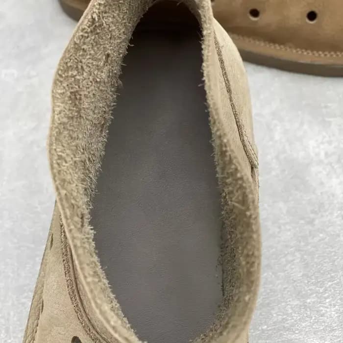 Careaymade-bottines en cuir véritable chaussures plates bout rond Slip-On évider bottes courtes de h