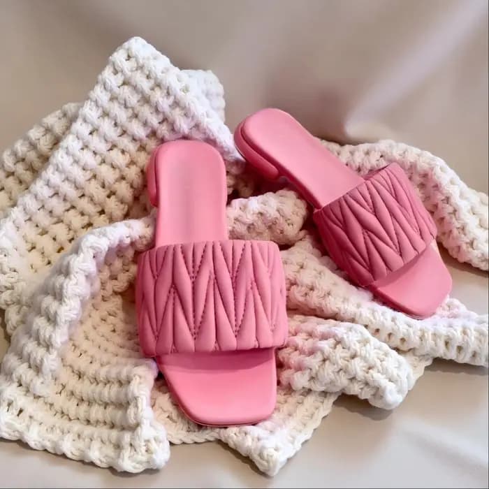 Sandales pour femmes de qualité supérieure, nouveau style, pantoufles plates en peau d'agneau, chaus