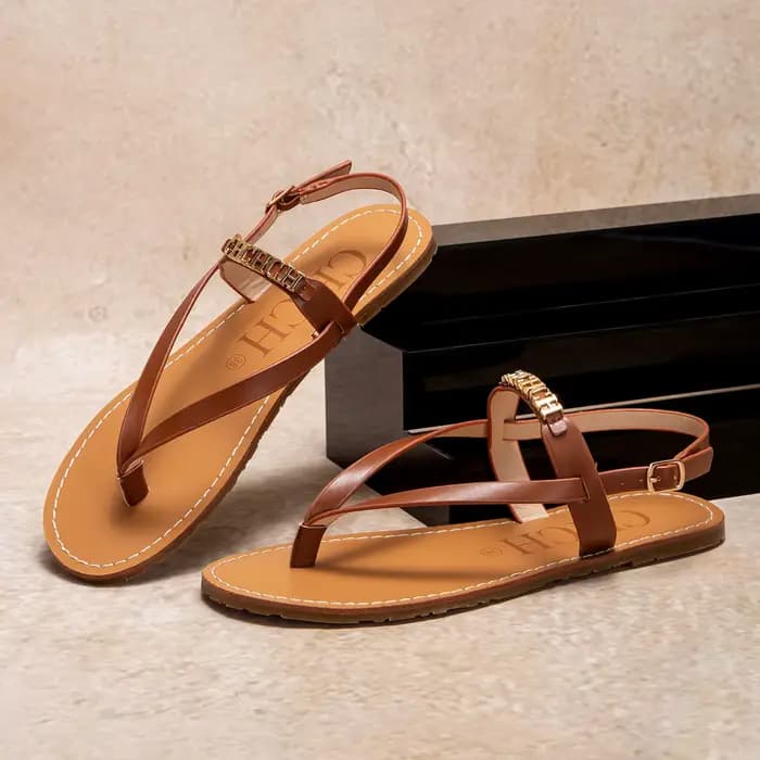 Sandales pour femmes, Design à sangle, Cool et Simple, fabrication soignée, chaussures de plage déco