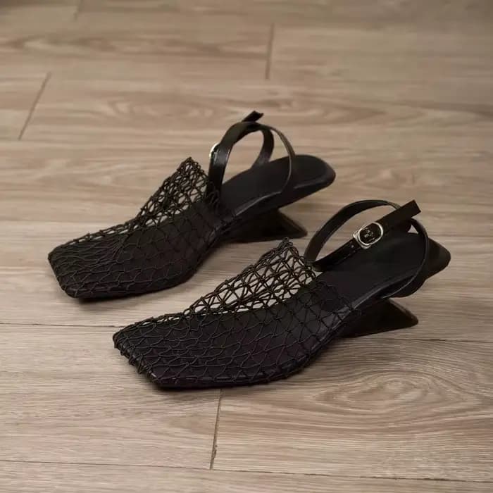 Sandales compensées d'été 2026 pour femmes, à bride cheville, élégantes pour banquets et soirées, Sa