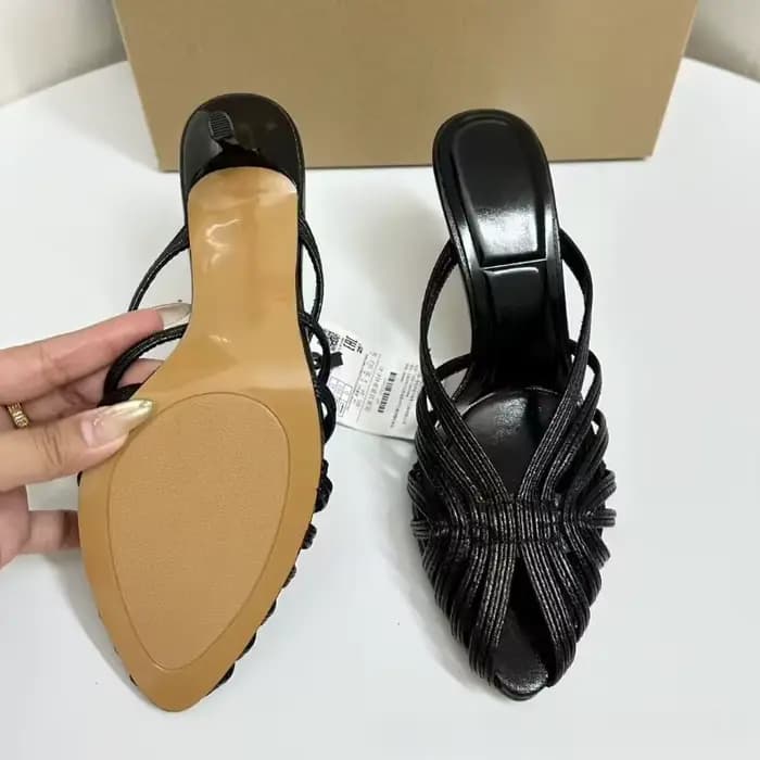 Talons hauts été femmes sandales romaines or rencontres décontracté élégant Stiletto respirant conce