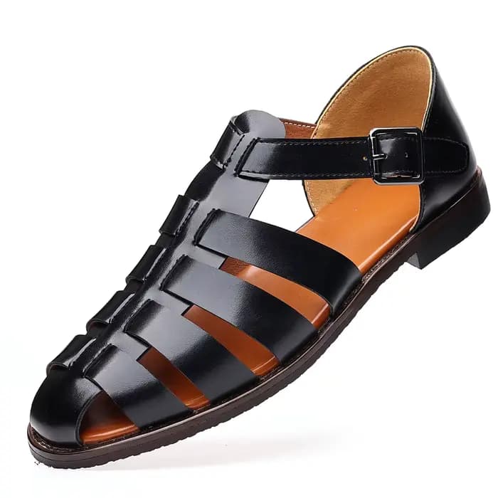 Sandales en cuir véritable Style italien Gladiatus mode affaires sandales habillées chaussures en cu