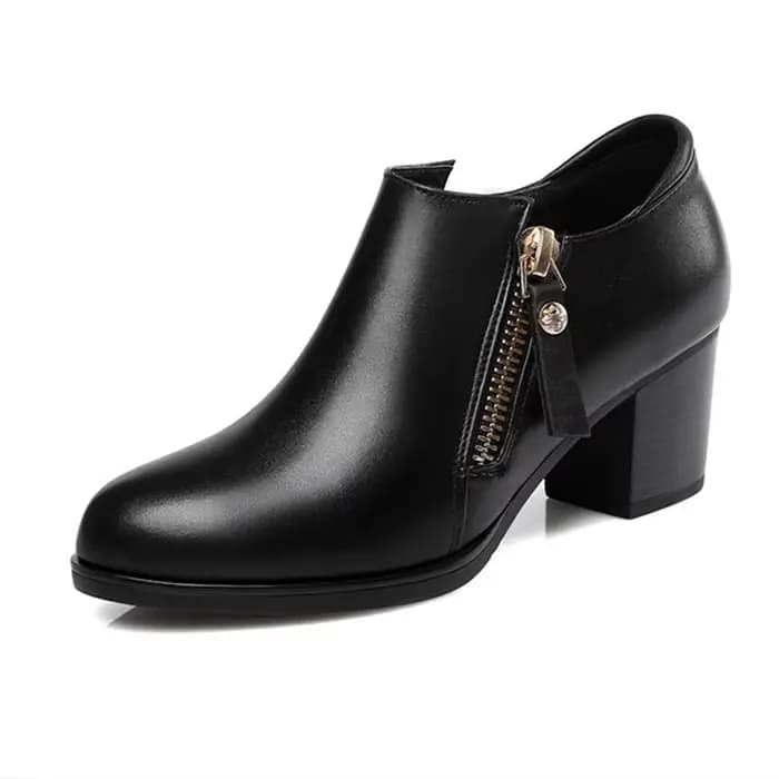 DIMANYU – chaussures en cuir véritable pour femmes, chaussures de printemps en cuir de vache à talon
