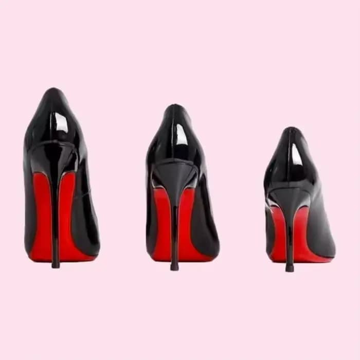 Chaussures à talons hauts pour femmes, style « Bedding Gunpowder », talon fin 10 cm, semelle rouge,