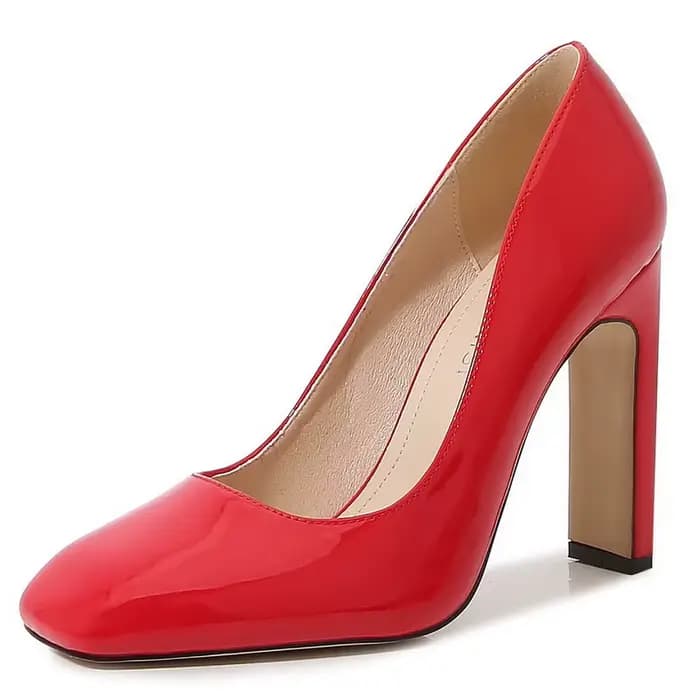 Escarpins en cuir verni à talons hauts pour femmes, chaussures simples pour bureau, discothèque, fêt