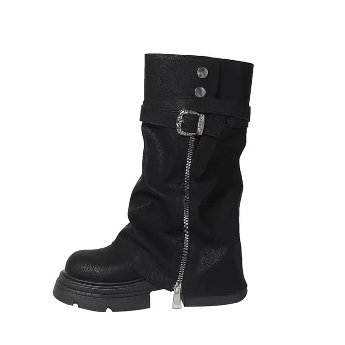 Bottes à talons hauts pour femmes, nouvelle mode printemps-automne, bottes à doublure simple, bout r