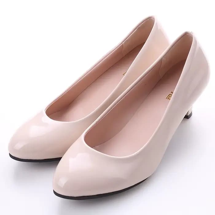 Chaussures dames pompes talon moyen nu Sexy talons hauts chaussures de mariage femmes bureau travail