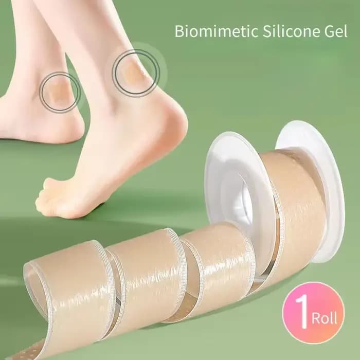 Autocollants en gel de silicone pour talons, protecteurs de talon biomimétiques, soulagement de la d
