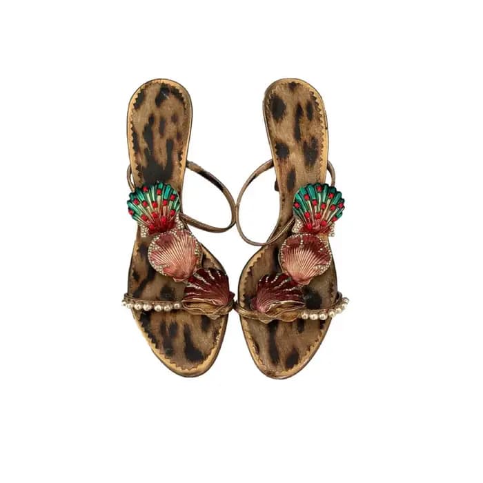 Nouvelles sandales femme printemps/été 2026 faites à la main, personnalisées, en coquillages, avec d