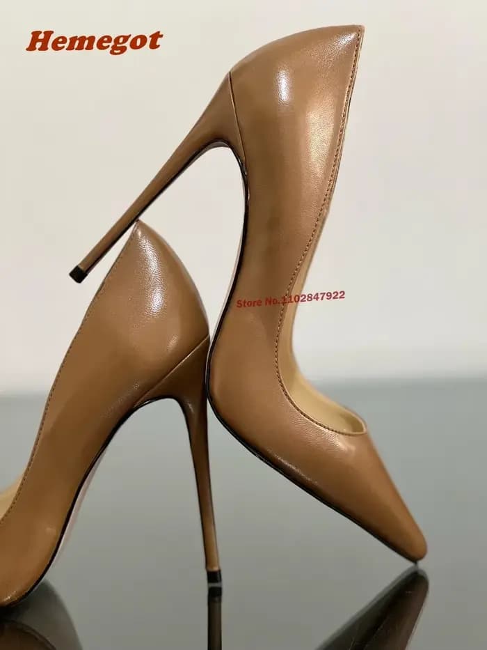 Escarpins à talons aiguilles bleus, bout pointu, fins, peu profonds, solides, pour femmes, chaussure
