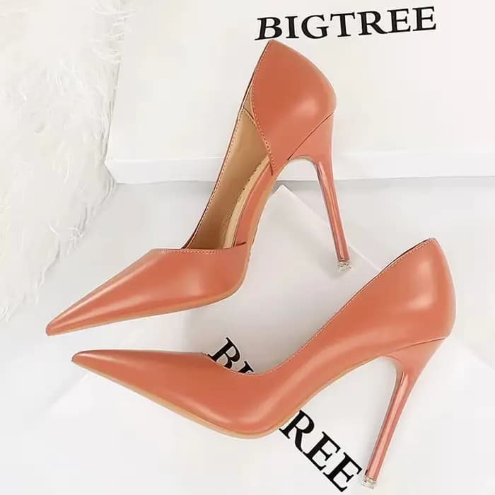 BIGTREE chaussures noir femmes pompes qualité en cuir femmes chaussures talons hauts mode chaussures