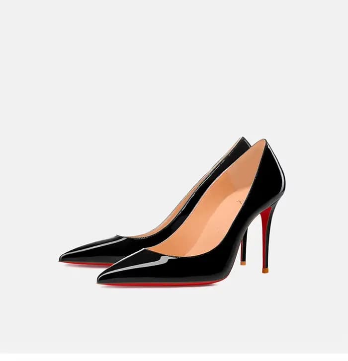Talons hauts à semelles noires et rouges pour femmes en 2024, nouveau style professionnel, chaussure