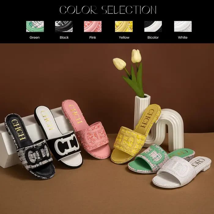 Sandales simples et polyvalentes pour femmes, Design combiné de couleurs uniques, mode exquise, nouv