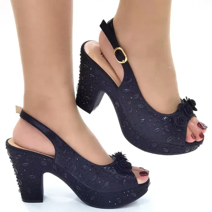 Argent été talon haut grande taille 42 Bling Bling chaussures de fête pour les femmes strass luxe ma