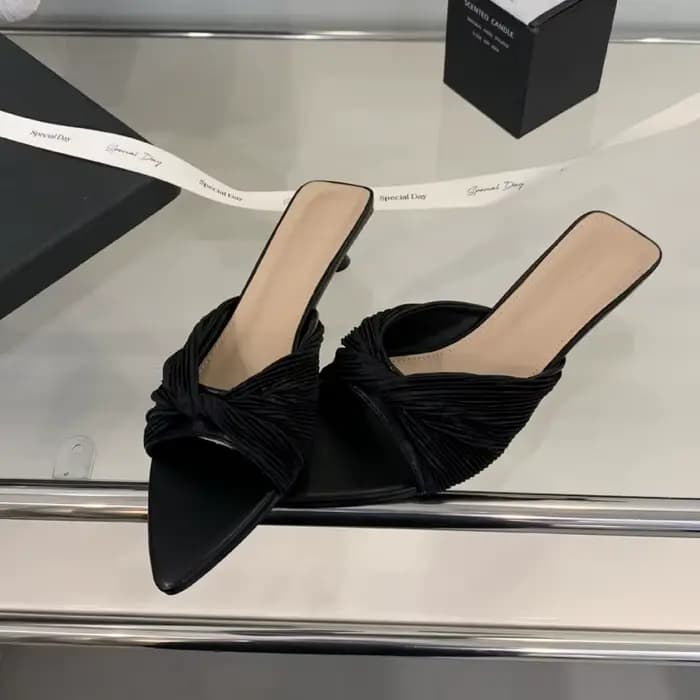 Bailamos femmes pantoufles d'extérieur chaussures à talons hauts 2025 chaussures d'été Design de mod