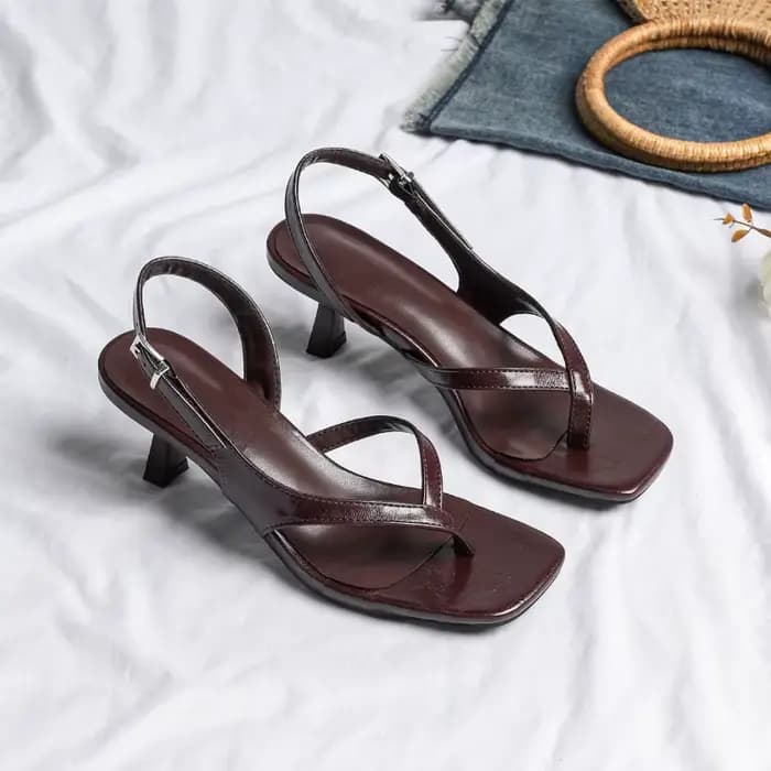 Sandales pour femmes, sandales à talons hauts, style élégant, chaussures d'été pour femmes, conforta