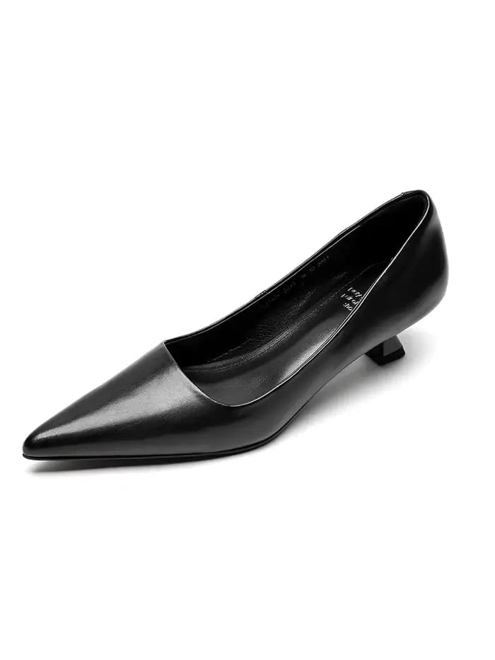 Escarpins pointus en cuir fendu pour femmes, escarpins sexy pour dames, talons fins, chaussures de s