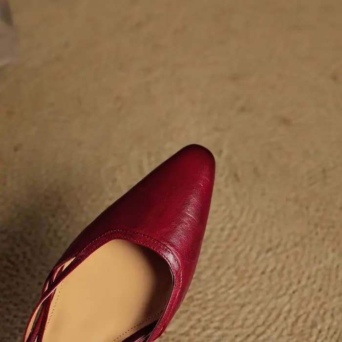 【JOCHEBED HU】 marque faite à la main en cuir véritable chaussures respirantes et confortables femmes