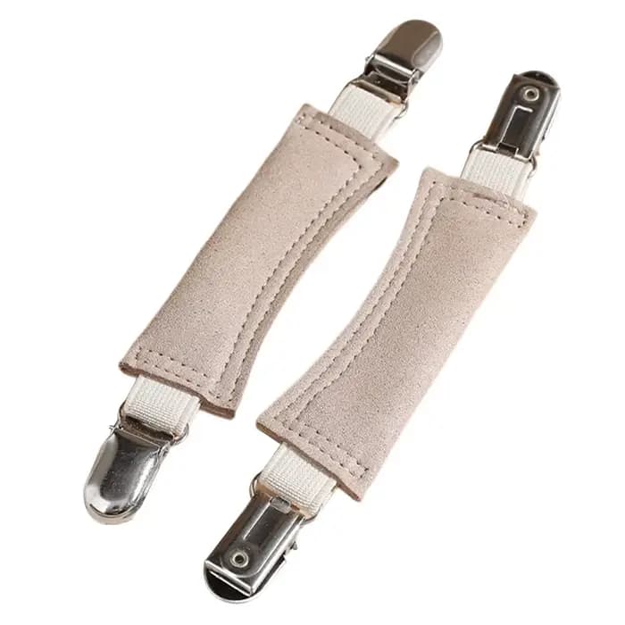 Nouvelles sangles de talon antidérapantes, Clips de chaussures à boucle fixe Anti-chute à haute élas
