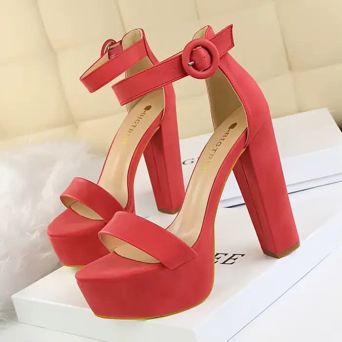 Escarpins à Talons Hauts pour Femme, Sandales à Plateforme Sexy, Chaussures de Mariage, Nouvelle Col