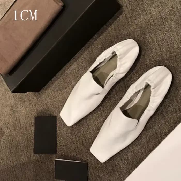 Escarpins à tête carrée pour femmes, chaussures à talons hauts blancs, Stiletto rétro Mueller, chaus