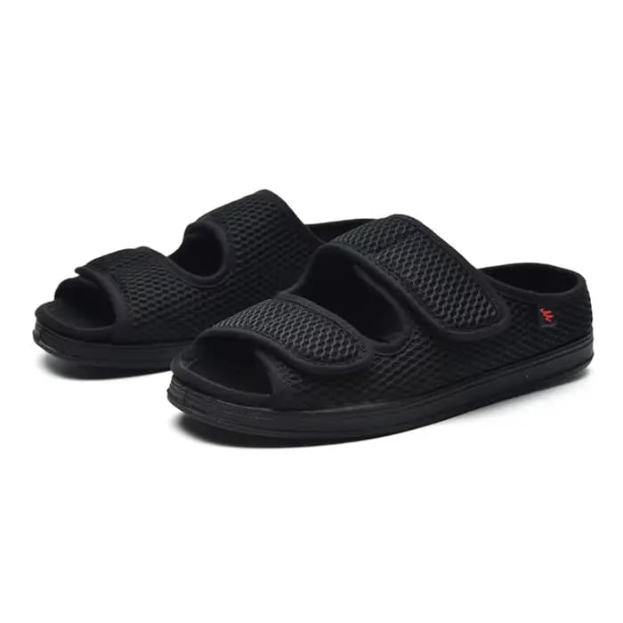 Chaussures confortables et respirantes à enfiler pour pieds larges, avec empeignes ouvrables, semell