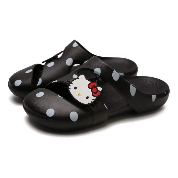 Sandales et pantoufles d'extérieur HelloKitty pour femme, été, mignonnes, antidérapantes, pour la na