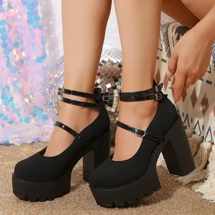 Talons hauts Mary Janes pour femmes, chaussures à plateforme, sandales à la mode, nouvelle robe d'ét