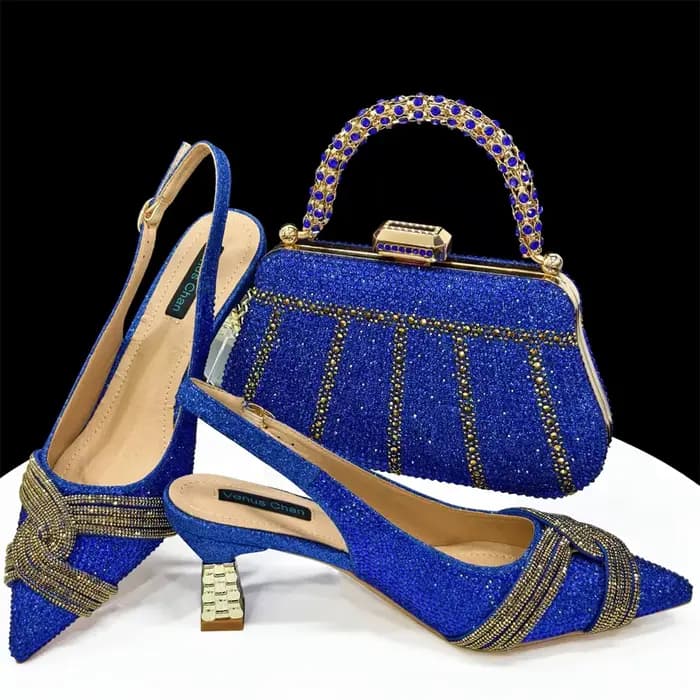 Doershow Dernier Design poumons Mode Style Dames Chaussures avec Sac AssressentiEnsemble 2024 NigWin
