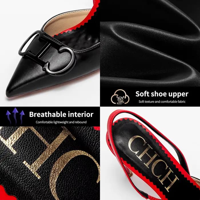 Chaussures simples classiques à talons hauts pour femmes, Design à bout pointu, couleur Pure, polyva
