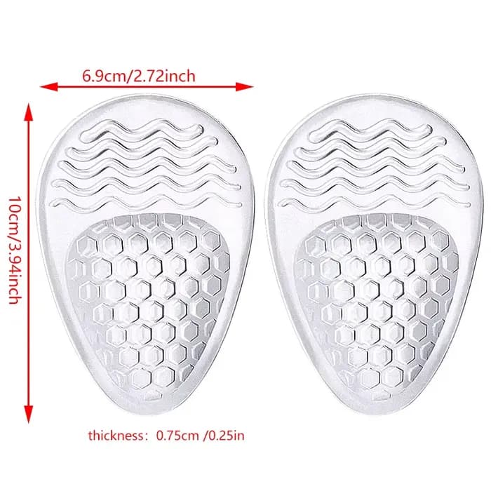 Coussinets orthopédiques pour talons et avant-pied, 2 pièces, soulage la douleur, sandales à coussin