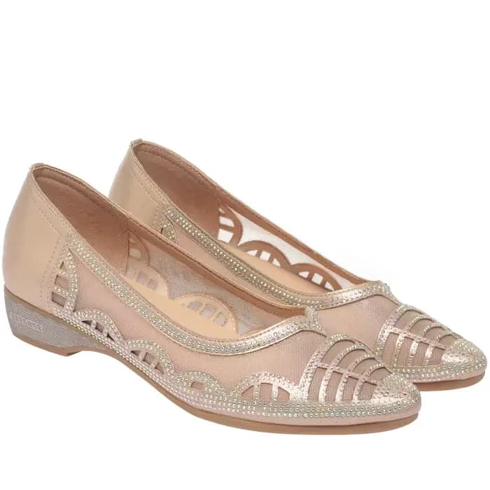 Chaussures en maille découpées en biscuits respirantes avec talons pour femmes, sandales en cuir sou