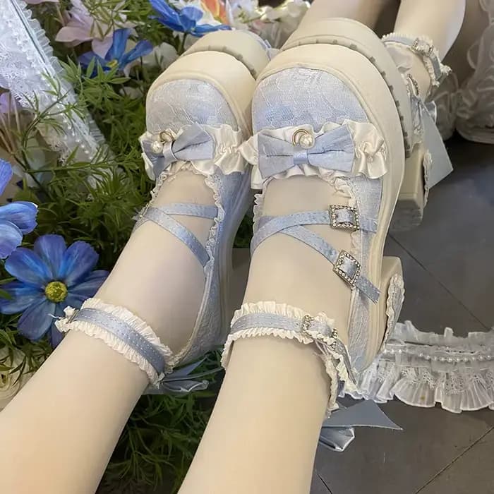 Chaussures Lolita Lace Mary Jane originales de Style japonais, uniforme JK, mode confortable, douce