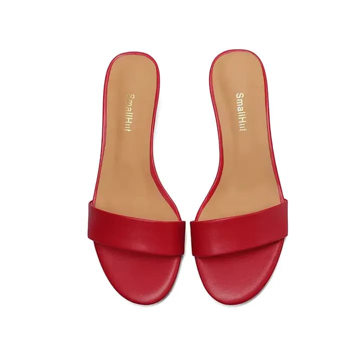 Nouvelles Sandales d'été en Soie pour Femme SmallHut Tendance 2026 – Sexy, à Talon Sabot, Bout Ouver
