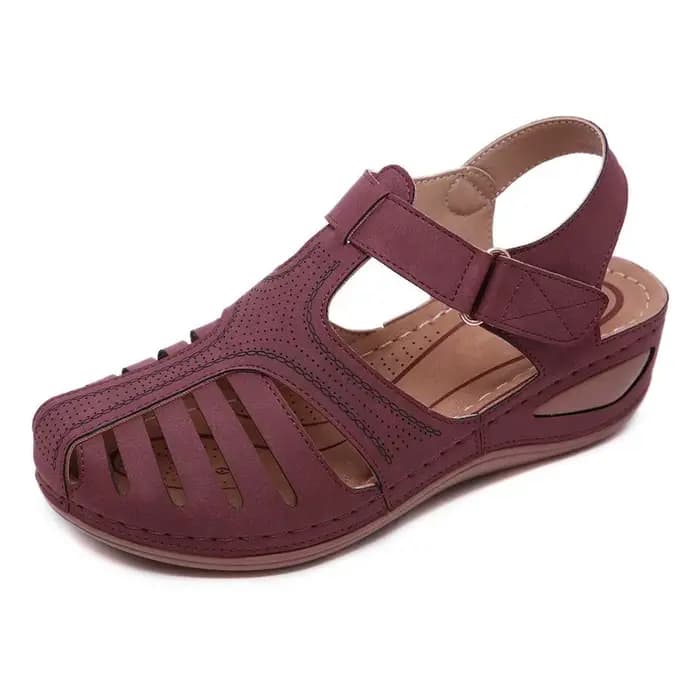 Sandales Style bohémien pour femmes, chaussures d'été à talons, gladiateur, élégantes, à semelles co