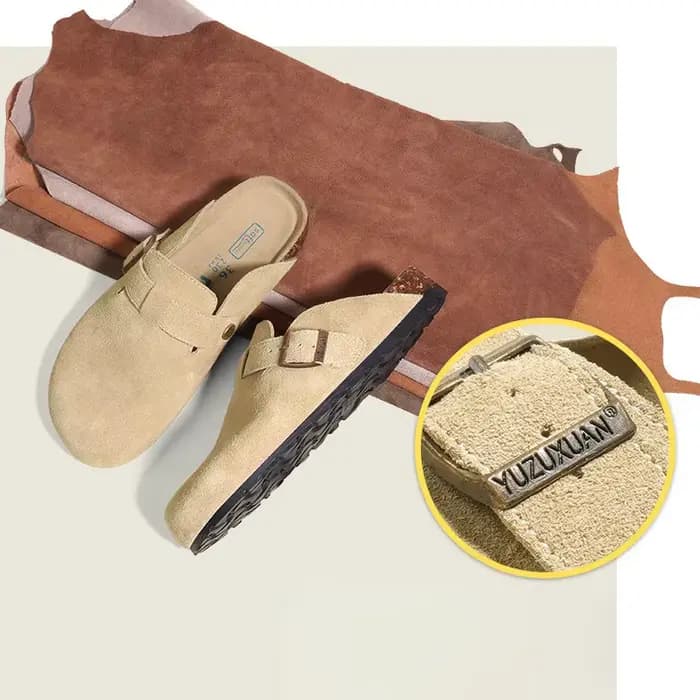 Chaussures en cuir véritable pour femmes