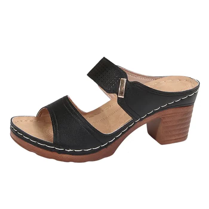 Sandales à talons épais pour femmes