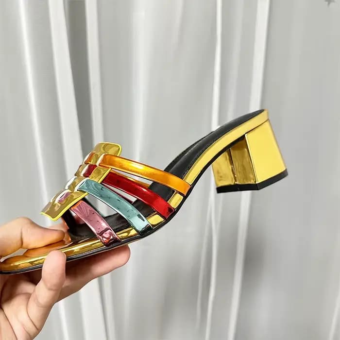 Sandales à talons épais pour femmes GJ