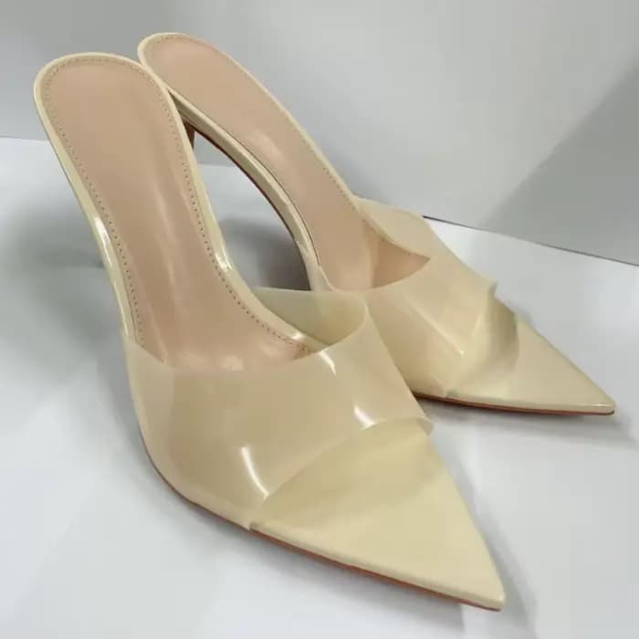 Chaussures à bride transparente pour femmes