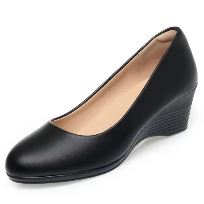 5cm respirant confortable bouche peu profonde plate-forme chaussures à semelles compensées femmes pompes 2025 automne Med talons Mary Janes pour bureau danse maman
