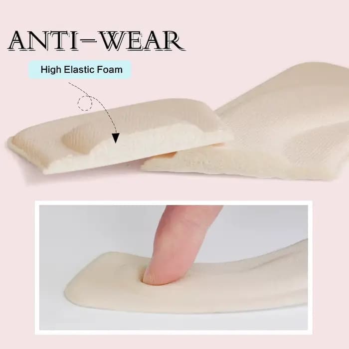 Patchs pour l'offre elles intérieures de talons, coussinets anti-usure, protège-talons, autocollant arrière adhésif, insert de chaussures, soins des pieds, 5 paires