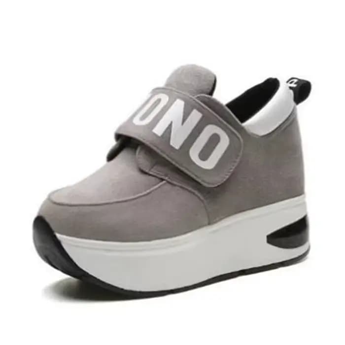 NOUVELLE plate-forme baskets compensées dames chaussures Sneaker