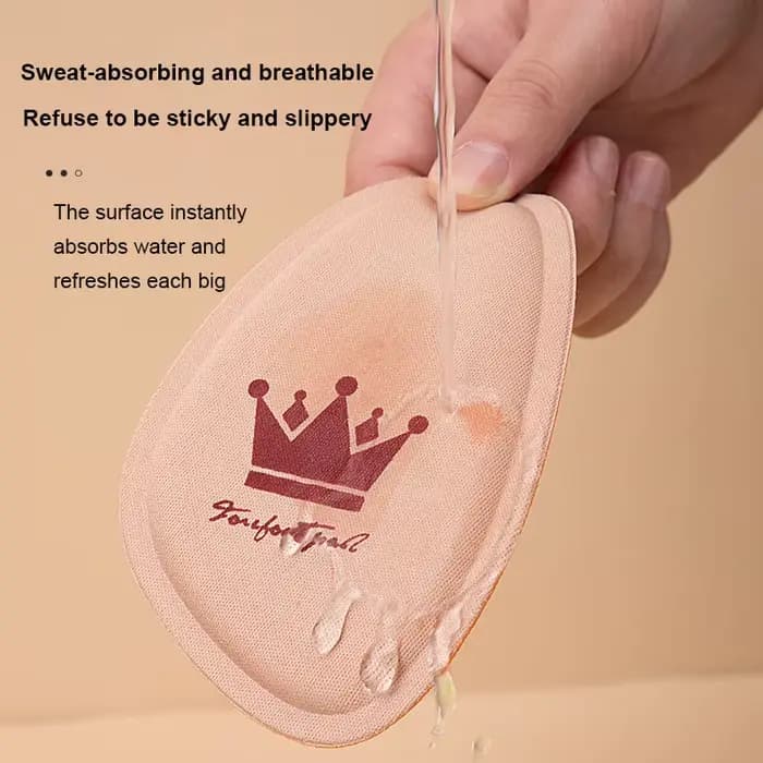 Femmes avant-pied coussinet soulagement de la douleur insérer demi-taille semelles antidérapantes coussin chaussure respirant absorbant la transpiration coussinets pour chaussures