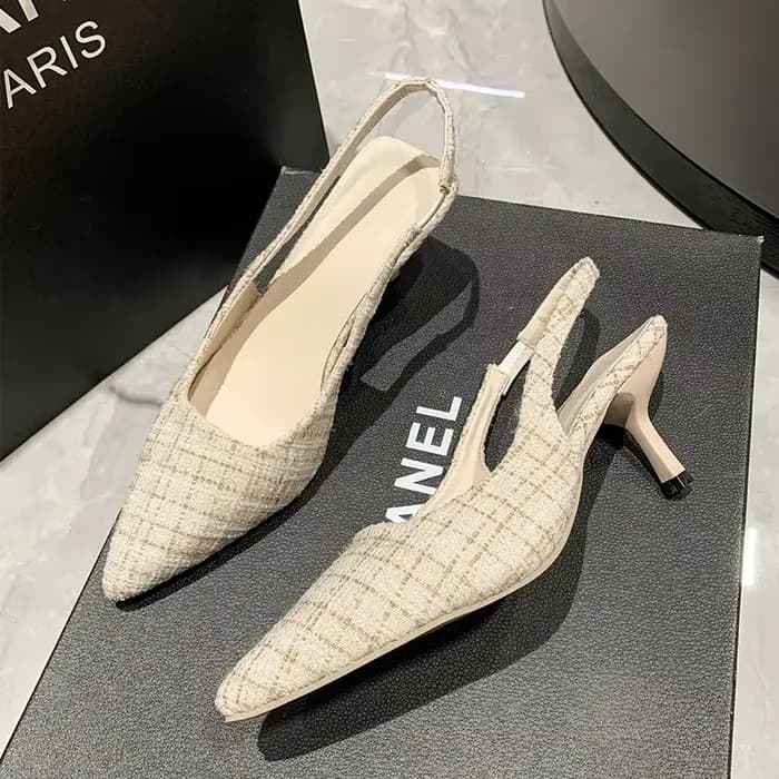 Escarpins Slingbacks de créateur à talons hauts pour femme