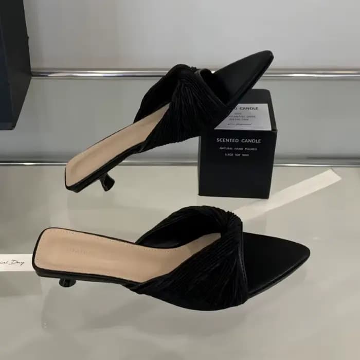 Bailamos femmes pantoufles d'extérieur chaussures à talons hauts 2025