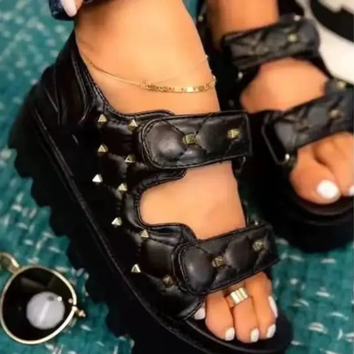 Sandales à semelle optique double couche pour femmes