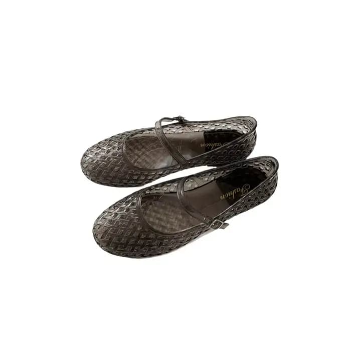 Sandales Baotou pour femmes, nouvelles sandales plates ajourées transparentes tendance pour l'été, chaussures décontractées pour femmes