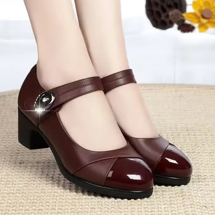 Printemps/automne nouvelle tête pointue carrée avec couleur unie chaussures à talons épais mode confortable Sexy décontracté Banquet chaussures pour femmes